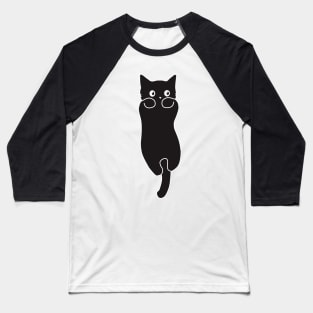 black cat cute Baseball T-Shirt